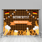 Braun Deutschland Flagge Oktoberfest Bier Festival Hintergrund